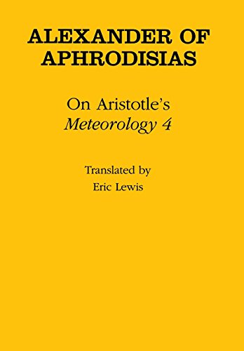 Stock image for On Aristotle's Meteorology 4 for sale by Better World Books