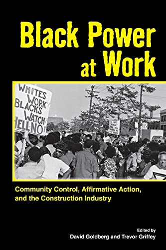 Beispielbild fr Black Power at Work: Community Control, Affirmative Action, & the Construction Industry zum Verkauf von Powell's Bookstores Chicago, ABAA