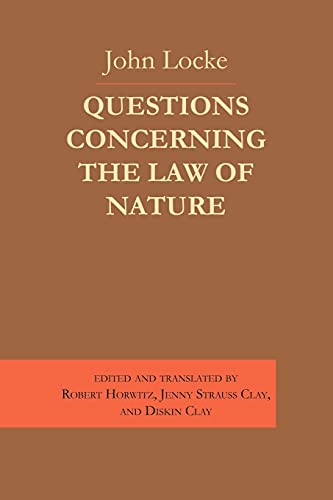 Beispielbild fr Questions Concerning the Law of Nature zum Verkauf von Blackwell's