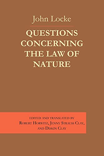 Imagen de archivo de Questions Concerning the Law of Nature a la venta por Blackwell's