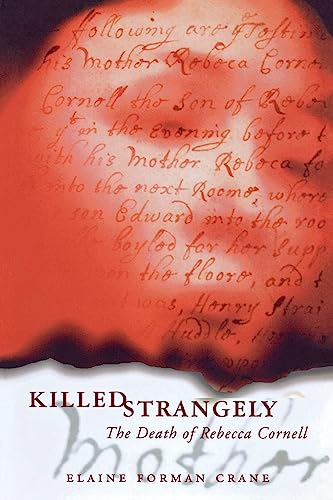Imagen de archivo de Killed Strangely: The Death of Rebecca Cornell a la venta por BooksRun