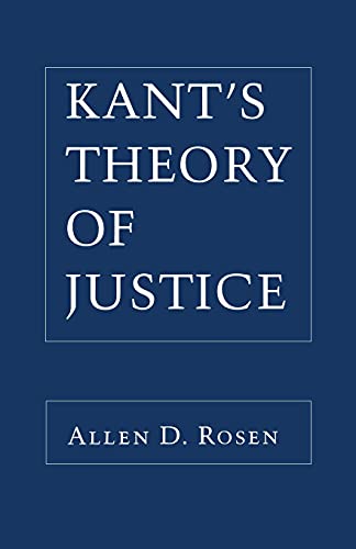 Stock image for Kant's Theory of Justice for sale by Hennessey + Ingalls