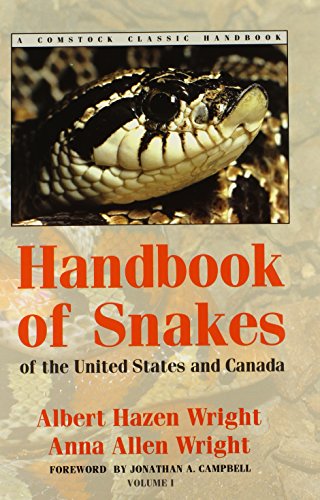 Handbook of Snakes of the United States and Canada: Comstock Classic Handbooks (2 Vol. Set) (9780801482144) by Albert Hazen Wright; Anna Allen Wright