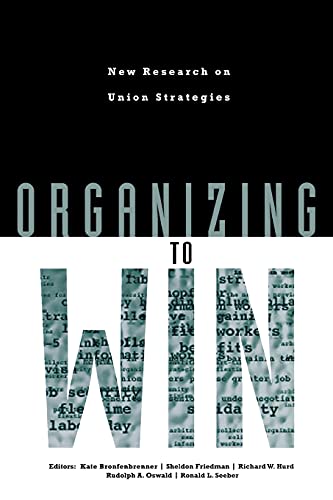 Beispielbild fr Organizing to Win: New Research on Union Strategies zum Verkauf von BooksRun