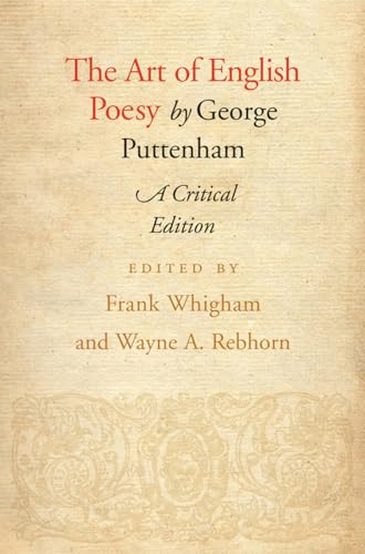 Stock image for The Art of English Poesy, Critical Edition for sale by HPB-Red