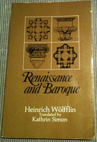 Beispielbild fr Renaissance and Baroque zum Verkauf von HPB-Red