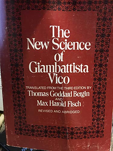 Stock image for The New Science of Giambattista Vico for sale by Lowry's Books