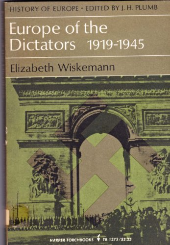 9780801492105: Europe of the Dictators, 1919-1945