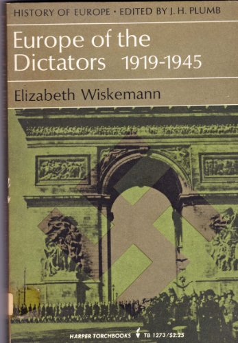 Stock image for Europe of the Dictators, 1919-1945 for sale by ThriftBooks-Atlanta