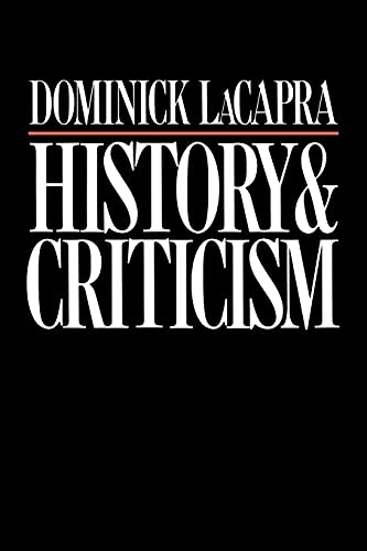 Imagen de archivo de History and Criticism (Cornell Paperbacks) a la venta por HPB Inc.