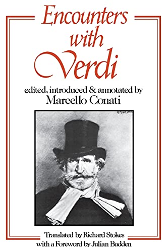 Beispielbild fr Encounters with Verdi zum Verkauf von Wonder Book