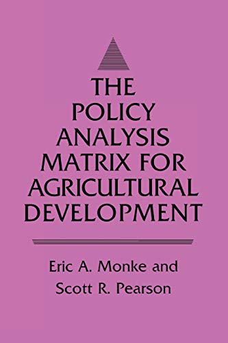 9780801495519: The Policy Analysis Matrix for Agricultural Development