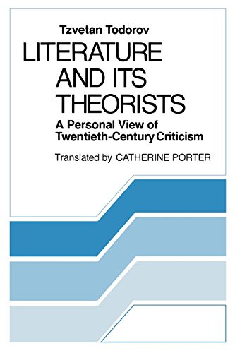 Beispielbild fr Literature and Its Theorists : A Personal View of Twentieth-Century Criticism zum Verkauf von Better World Books