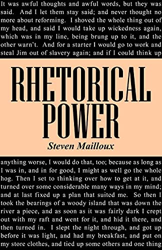 Rhetorical Power (9780801496028) by Mailloux, Steven