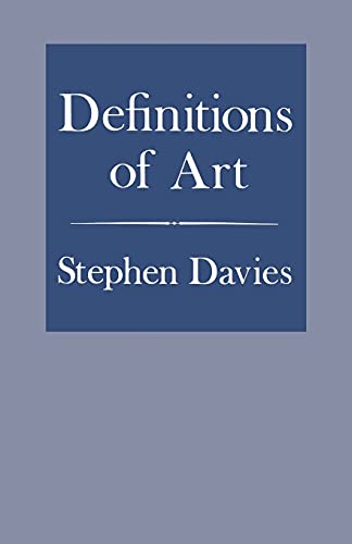Imagen de archivo de Definitions of Art a la venta por Blackwell's