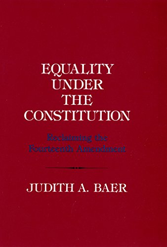 9780801498886: Equality Under the Constitution