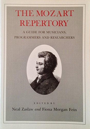 Imagen de archivo de The Mozart Repertory: A Guide for Musicians, Programmers, and Researchers a la venta por Mountain Books