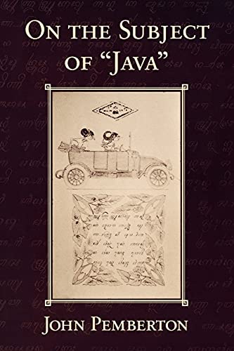 Beispielbild fr On the Subject of Java zum Verkauf von Better World Books