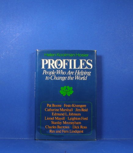 Stock image for Profiles : People Who Are Helping to Change the World for sale by Better World Books
