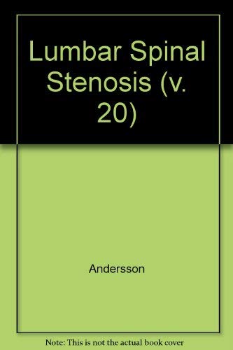 Lumbar Spinal Stenosis (9780801600098) by Andersson