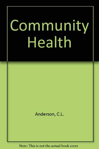 Beispielbild fr Community Health zum Verkauf von BookHolders