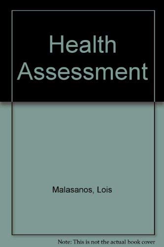 Imagen de archivo de Health assessment a la venta por HPB-Red