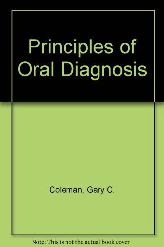 Beispielbild fr Principles of Oral Diagnosis zum Verkauf von Jenson Books Inc