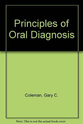 Imagen de archivo de Principles of Oral Diagnosis a la venta por Jenson Books Inc