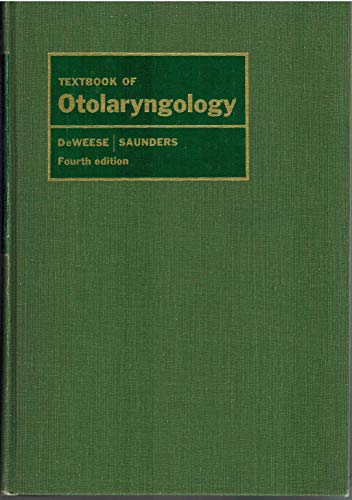 Beispielbild fr Textbook of Otolaryngology zum Verkauf von Better World Books