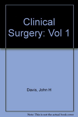 9780801614262: Clinical surgery (Vol 1)