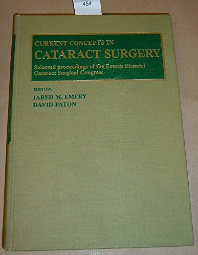 Current Concepts in Cataract Surgery