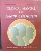 Clinical manual of health assessment (9780801619267) by Arden C. Bowers