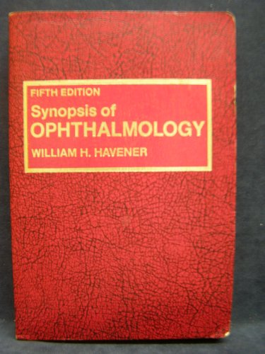 Imagen de archivo de Synopsis of ophthalmology a la venta por HPB-Red