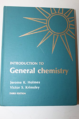 Stock image for Introduction to general chemistry for sale by Red's Corner LLC