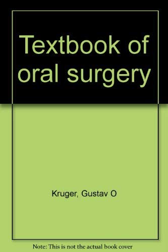 Stock image for Textbook of oral surgery for sale by Jenson Books Inc