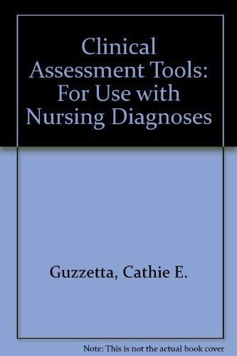 Stock image for Clinical Assessment Tools for Use With Nursing Diagnoses for sale by medimops