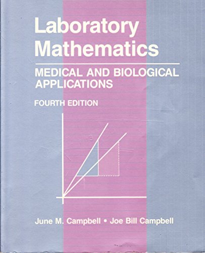 9780801628733: Laboratory Mathematics: Medical and Biological Applications