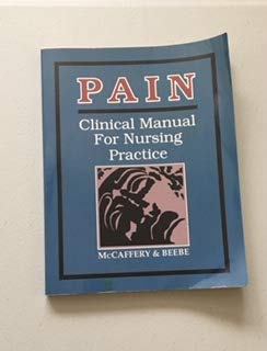 Imagen de archivo de Pain: Clinical Manual for Nursing Practice a la venta por ThriftBooks-Dallas