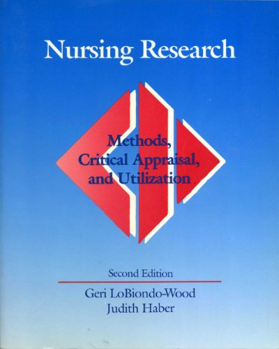 Stock image for Nursing Research : Methods, Critical Appraisal & Utilization for sale by Vashon Island Books