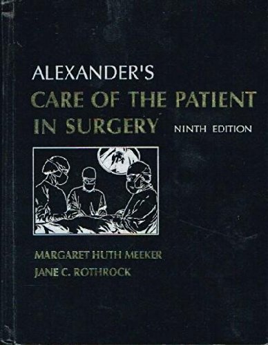 Beispielbild fr Care of the Patient in Surgery zum Verkauf von WorldofBooks