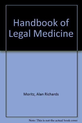 Beispielbild fr Handbook of legal medicine zum Verkauf von HPB-Red