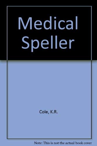 Stock image for Medical Speller for sale by Mt. Baker Books