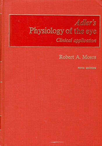 Imagen de archivo de Adler's Physiology of the eye;: Clinical application a la venta por Wonder Book