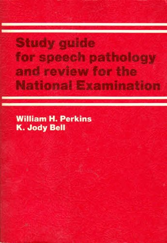 Beispielbild fr Study guide for Speech pathology and review for the national examination zum Verkauf von ThriftBooks-Atlanta
