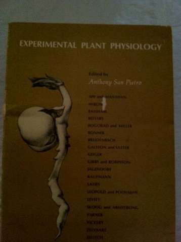 Beispielbild fr Experimental plant physiology, zum Verkauf von Irish Booksellers