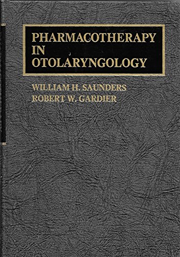 Stock image for Pharmacotherapy in otolaryngology for sale by HPB-Red