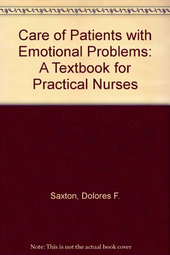 Imagen de archivo de Care of Patients with Emotional Problems a la venta por Aaron Books