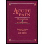 Beispielbild für Acute Pain:mechanisma and Management zum Verkauf von Discover Books