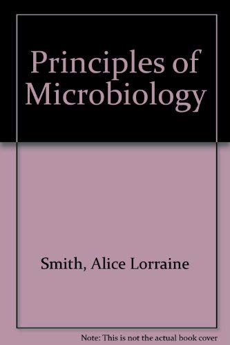 Imagen de archivo de Principles of Microbiology a la venta por Better World Books