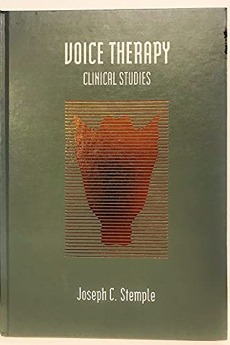 Imagen de archivo de Voice Therapy: Clinical Studies a la venta por SecondSale